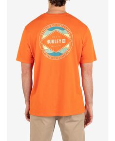 Мужская повседневная волнистая футболка с коротким рукавом Hurley