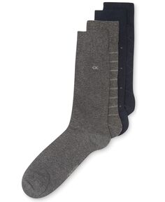 Комплект из 4 классических носков с узором Calvin Klein