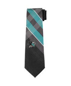 Мужской тканый галстук из полиэфирной сетки San Jose Sharks Eagles Wings