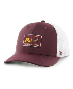 Мужская бордовая регулируемая кепка Minnesota Golden Gophers Bonita Brrr Hitch &apos;47 Brand