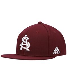 Мужская бордовая бейсбольная бейсболка штата Аризона Sun Devils adidas