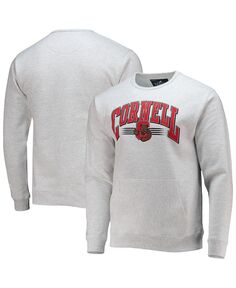 Мужской серый свитшот с карманами Cornell Big Red Upperclassman League Collegiate Wear