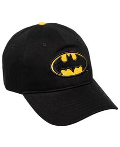 Мужская бейсболка DC Comics с Бэтменом, низкопрофильная неструктурированная шляпа для папы, регулируемая бейсболка Warner Brothers