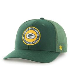 Мужская зеленая кепка Green Bay Packers представляет гибкую кепку &apos;47 Brand