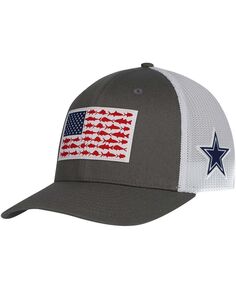 Мужская гибкая кепка с флагом Dallas Cowboys PFG Fish Columbia