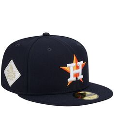Мужская темно-синяя кепка Houston Astros World Series Team 59FIFTY цвета 2017 New Era