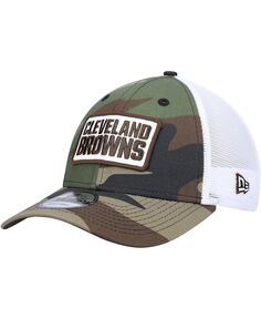 Мужская камуфляжная кепка Cleveland Browns 9FORTY Trucker Snapback New Era