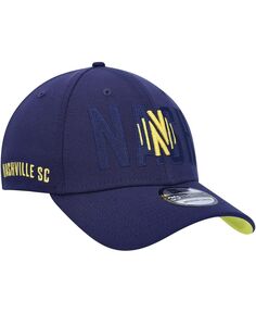 Мужская темно-синяя кепка Nashville SC Kick Off 39THIRTY Flex Hat New Era
