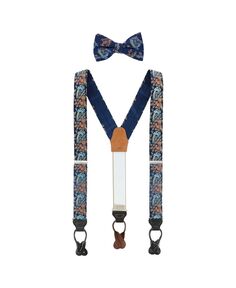 Комплект из шелковых подвязок на пуговицах и галстука-бабочки Birds of Prosperity TRAFALGAR
