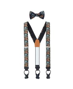 Комплект из шелковых подвязок на пуговицах и галстука-бабочки Birds of Prosperity TRAFALGAR