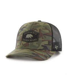 Мужская камуфляжная черная регулируемая кепка Cal Bears OHT в военном стиле Appreciation Cargo Convoy &apos;47 Brand