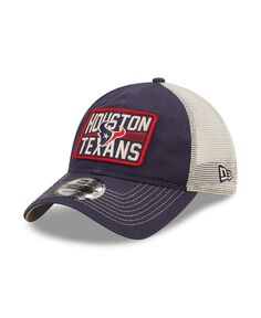 Мужская темно-синяя кепка Snapback Houston Texans Devoted Trucker 9TWENTY Houston Texans New Era