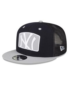 Мужская темно-синяя кепка с логотипом New York Yankees Zoom Trucker 9Fifty Snapback New Era