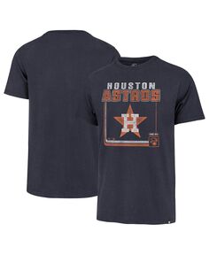 Мужская темно-синяя футболка Houston Astros Borderline Franklin &apos;47 Brand