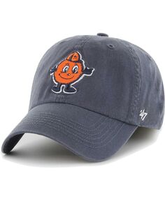 Мужская темно-синяя оранжевая приталенная шляпа Syracuse Franchise &apos;47 Brand