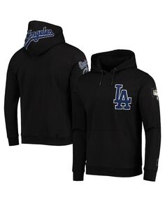 Мужской черный пуловер с капюшоном и логотипом команды Los Angeles Dodgers Pro Standard