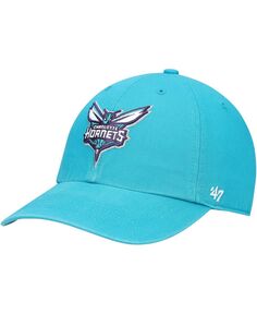 Мужская темно-синяя приталенная шляпа Charlotte Hornets Team Franchise &apos;47 Brand
