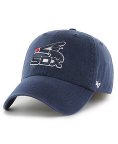 Мужская темно-синяя приталенная шляпа Chicago White Sox Cooperstown Collection Franchise &apos;47 Brand