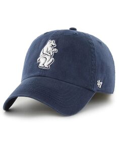 Мужская темно-синяя приталенная шляпа Chicago Cubs Cooperstown Collection Franchise &apos;47 Brand