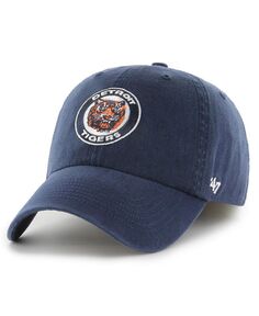 Мужская темно-синяя приталенная шляпа Detroit Tigers Cooperstown Collection Franchise &apos;47 Brand