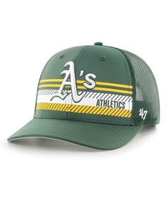 Мужская кепка Snapback Green Oakland Athletics Cumberland Trucker &apos;47 Green &apos;47 Brand
