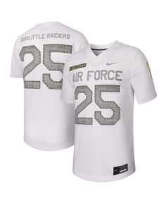 Мужское белое футбольное джерси № 25 Air Force Falcons Nike