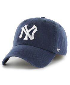 Мужская темно-синяя приталенная шляпа New York Yankees Cooperstown Collection Franchise &apos;47 Brand