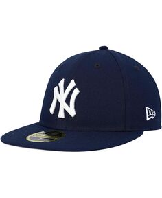 Мужская темно-синяя приталенная шляпа New York Yankees Oceanside Low Profile 59FIFTY New Era