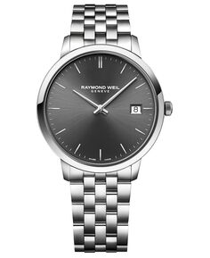 Мужские швейцарские часы Toccata с браслетом из нержавеющей стали, 42 мм Raymond Weil