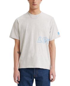 Мужская футболка свободного кроя с короткими рукавами и логотипом с запахом Levi&apos;s Levis