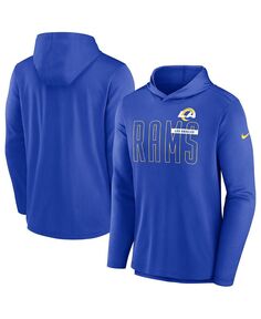 Мужской пуловер с капюшоном Royal Los Angeles Rams Performance Team Nike
