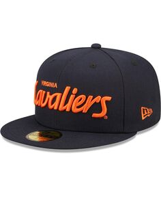 Мужская темно-синяя приталенная шляпа Virginia Cavaliers Griswold 59FIFTY New Era