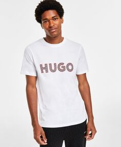 Мужская футболка с логотипом Dacado из хлопка HUGO
