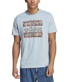 Мужская футболка стандартного кроя с графическим логотипом Dream Doodle, стандартная, большая и высокая adidas