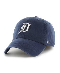 Мужская темно-синяя приталенная шляпа с логотипом Detroit Tigers Franchise &apos;47 Brand