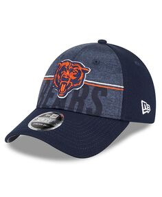 Мужская темно-синяя регулируемая кепка Chicago Bears 2023 NFL Training Camp Primary Logo 9FORTY New Era