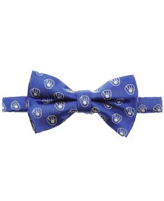 Мужской синий галстук-бабочка с повторяющимся узором Milwaukee Brewers Eagles Wings