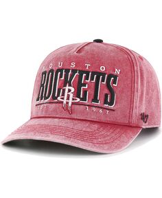 Мужская красная бейсболка Houston Rockets Fontana Hitch Snapback &apos;47 Brand