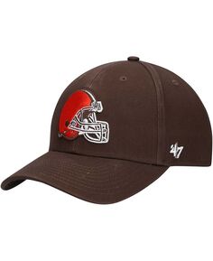 Мужская коричневая регулируемая кепка Cleveland Browns Legend MVP &apos;47 Brand