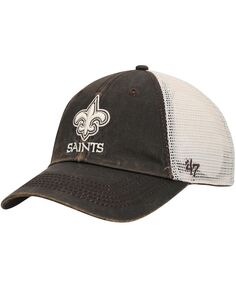 Мужская коричневая натуральная промасленная шляпа Pittsburgh Steelers &apos;47, регулируемая кепка Trucker Clean Up &apos;47 Brand
