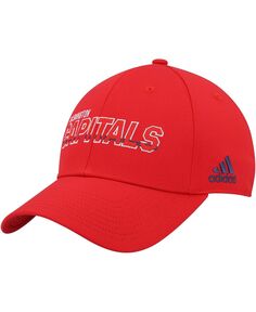 Мужская красная гибкая кепка Washington Capitals Team Bar adidas