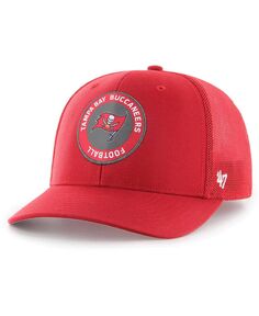 Мужская красная бейсболка Tampa Bay Buccaneers представляет гибкую кепку &apos;47 Brand