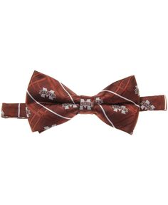 Мужской темно-бордовый оксфордский галстук-бабочка Mississippi State Bulldogs Eagles Wings