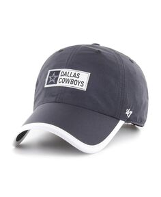 Мужская темно-синяя регулируемая шляпа Dallas Cowboys Member Clean Up &apos;47 Brand