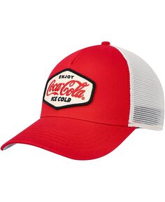 Мужская красная кремовая кепка Coca-Cola Valin Trucker Snapback American Needle