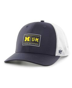 Мужская темно-синяя регулируемая шляпа Michigan Wolverines Bonita Brrr Hitch &apos;47 Brand