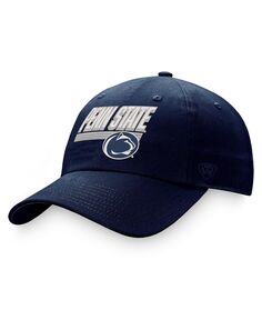 Мужская темно-синяя регулируемая шляпа Penn State Nittany Lions Slice Top of the World