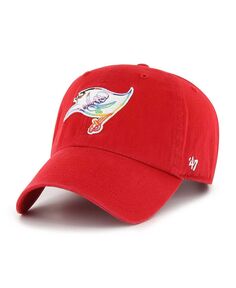 Мужская красная регулируемая кепка Tampa Bay Buccaneers Pride Clean Up &apos;47 Brand