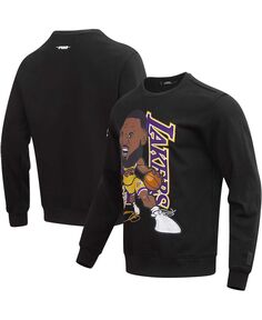Мужской черный пуловер с капюшоном LeBron James Los Angeles Lakers Avatar Pro Standard