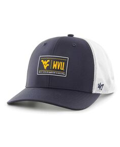 Мужская темно-синяя регулируемая шляпа West Virginia Mountaineers Bonita Brrr Hitch &apos;47 Brand